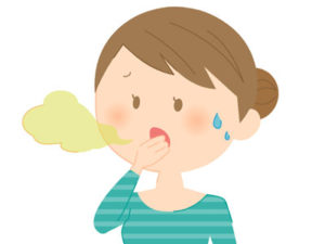 便秘で便臭だけでなく体臭や口臭の原因となる